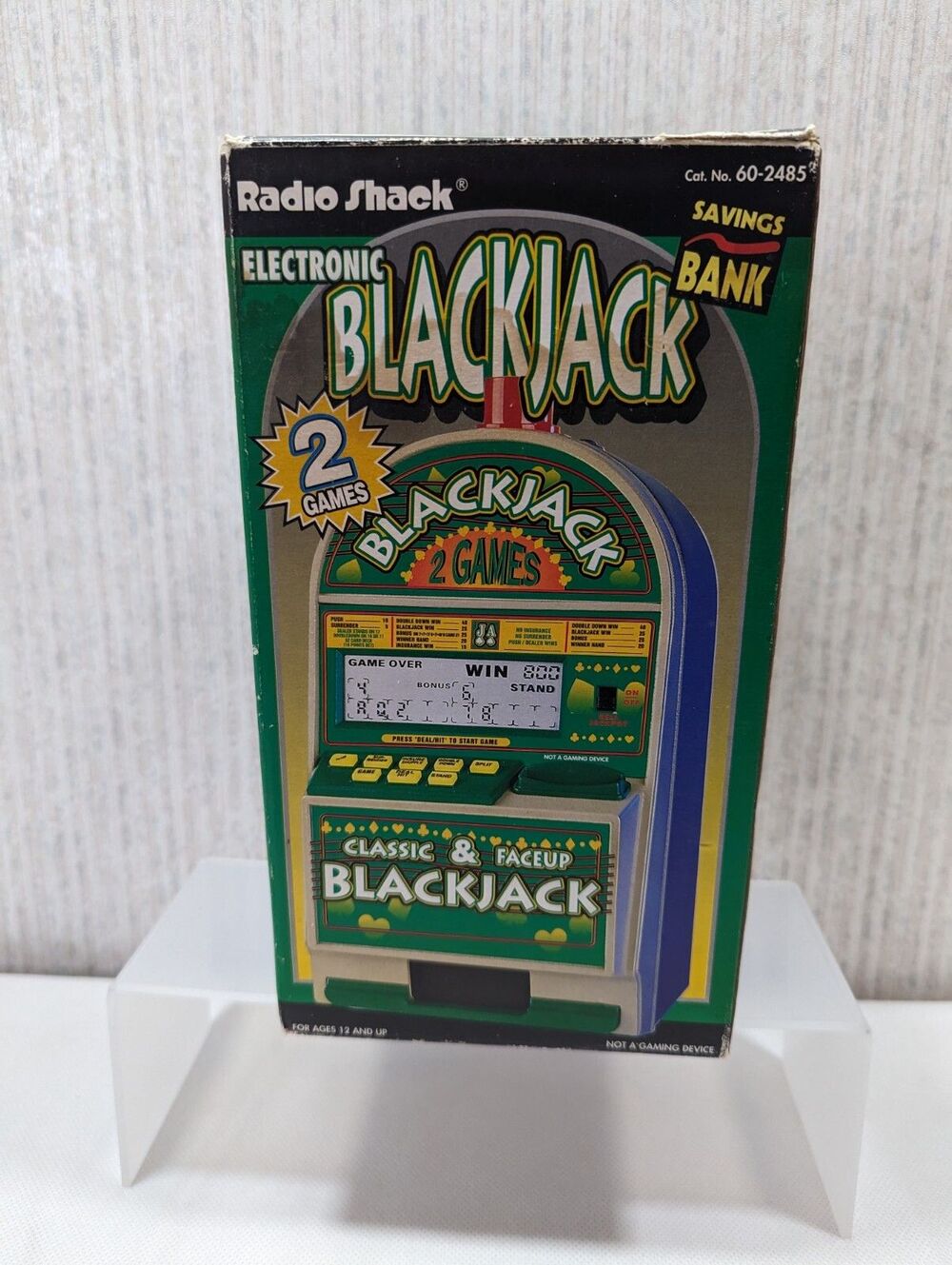 Radio Shack Electronic Blackjack Savings Bank